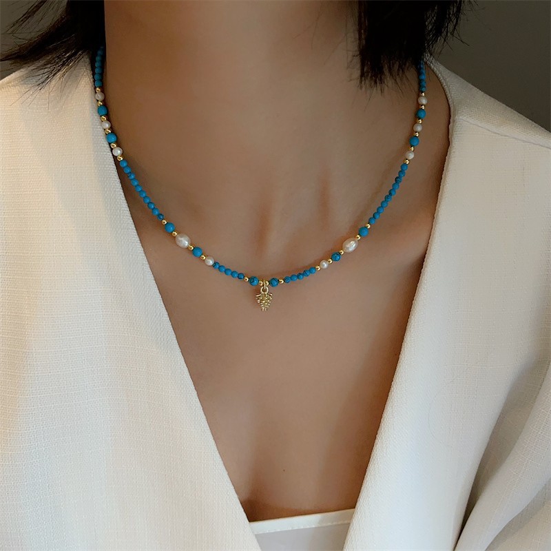 Luz de lujo personalidad barroco irregular rosa piedra de agua dulce perla pulsera temperamento femenino drawable grava pulsera