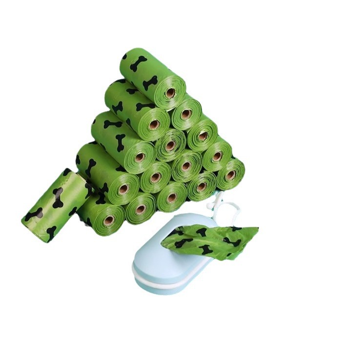 Pet Garbage Bag,Poop Bag,Printed Dog Poop Bag,Dog Poop Bag,Dog Walking Degradable Out-and-out Cleaning Bag
