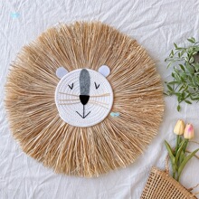 Hand Woven Thread Wall Art 19.69 Lion Tiger Macrame��������