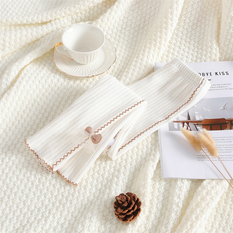 Polainas forradas de lana para niñas Otoño e Invierno para niños engrosadas de terciopelo de una pieza pantalones de abrigo bebé invierno cálido Pantalones