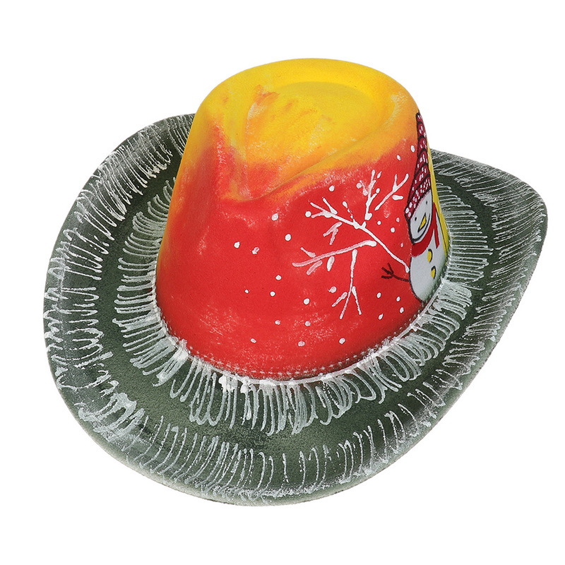 Halloween Party Bunte Ball Leistung Hut Geist Festival Requisiten Cowboy Schneemann Muster_voghion.com