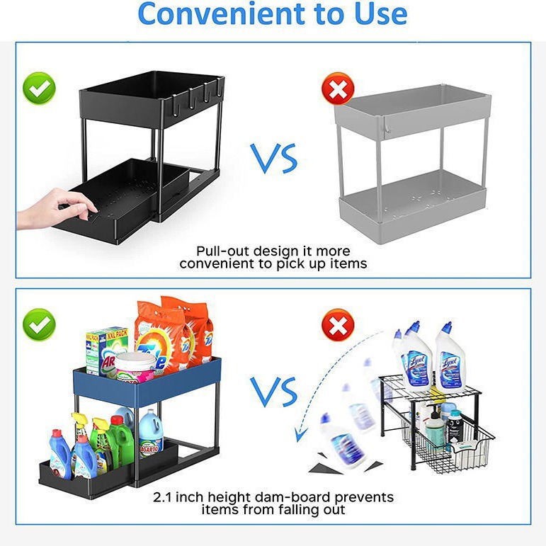 Estante de almacenamiento de extracción de estante de almacenamiento multifuncional para cocina transfronteriza TEMUXIIN