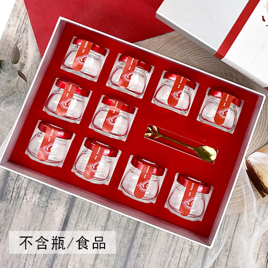 Caja de regalo del día de San Valentín Qixi nido de pájaro pasta de pegamento de flores frescas guisadas empaque de regalo impresa caja vacía 15 botellas 75ml botellas divididas