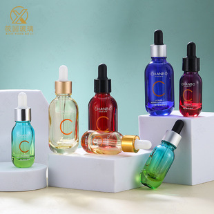 New In-Stock Diverse Portable Sample Bottles for Essential Oils, Serums, and Liquids with Dropper and Rubber Tip Glass Bottles