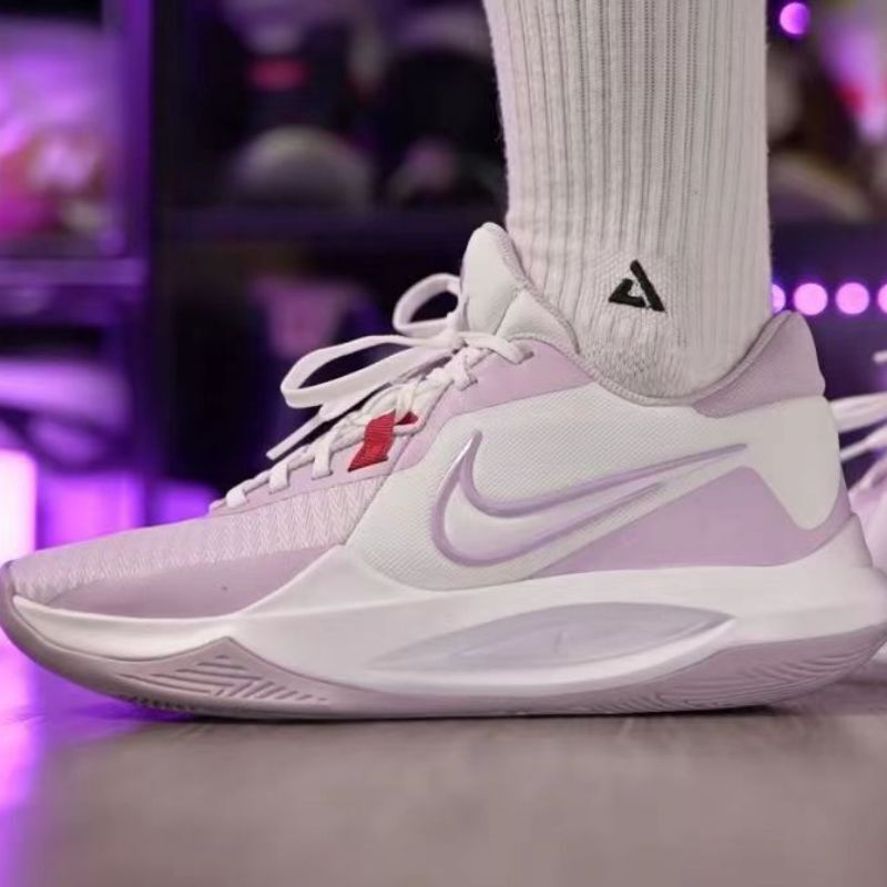 Pure Original Precision6 Basketball Support Non-Slip Breathable Lightweight Men's and Women's Sports Practical Sneakers