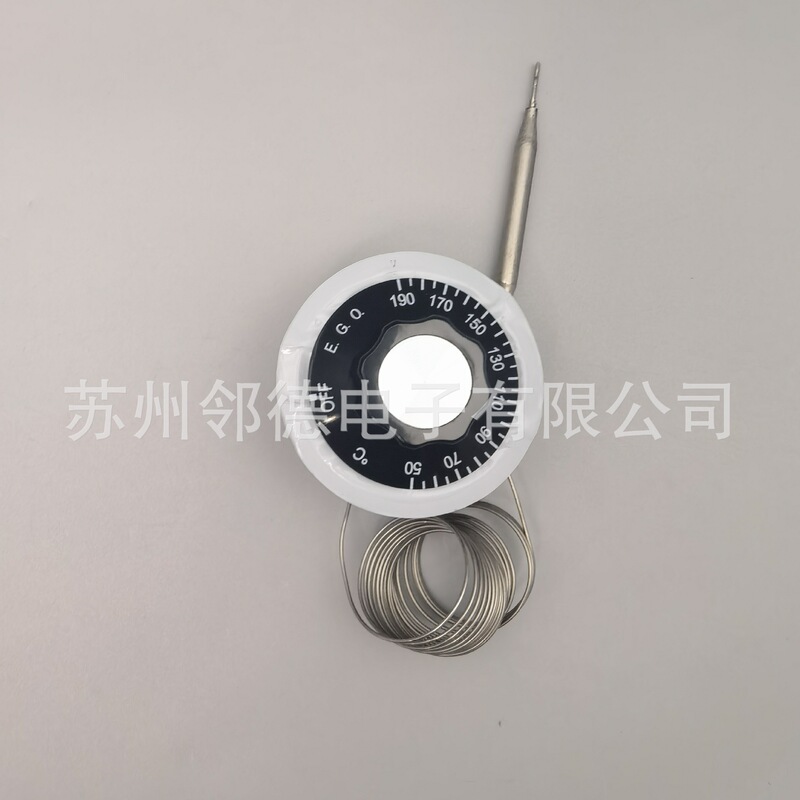 German EGO Single-phase Long Hair Thin Tube 50-190 Degree Adjustable Automatic Reset Temperature Switch 5.13034.140