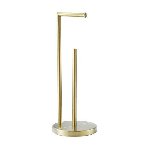Floor-standing paper towel rack stainless steel vertical towel rack bathroom toilet paper punch-free hotel mobile roll paper rack