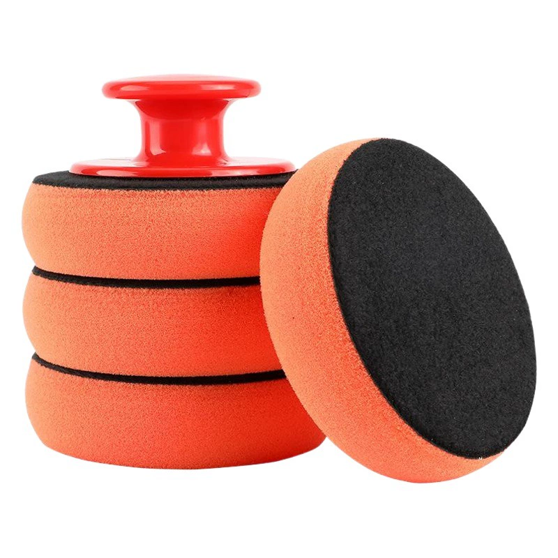 Инструмент для полировки ручки для вощения автомобиля, губка для мытья автомобиля, средства для чистки и обслуживания красоты, ручная губка для вощения, артефакт