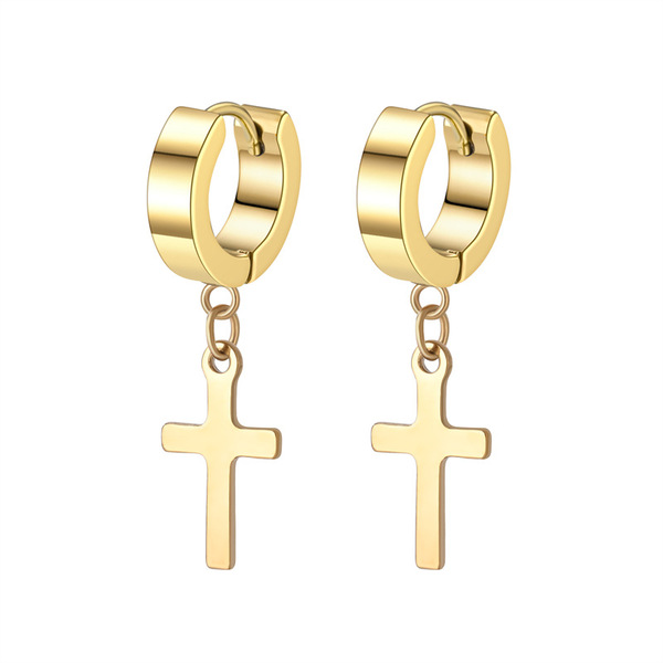 universal fashionable trend earrings for men and women stainless…
