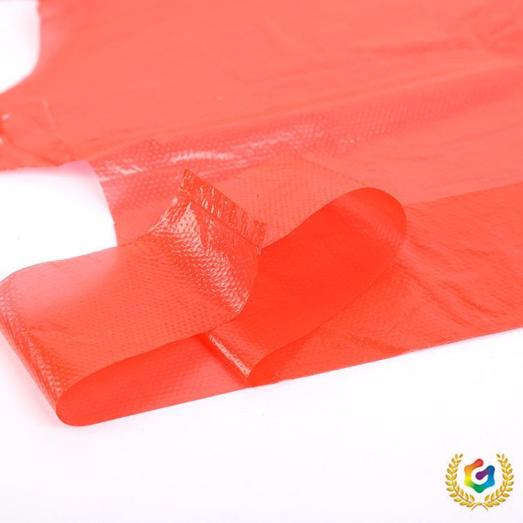 ↬加厚红色塑料袋背心袋批发 外卖打包袋手提袋蔬菜水果市场方便