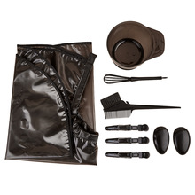 直销美发工具染发刷焗油6件套染发梳 染发碗染发护理披肩套装批发