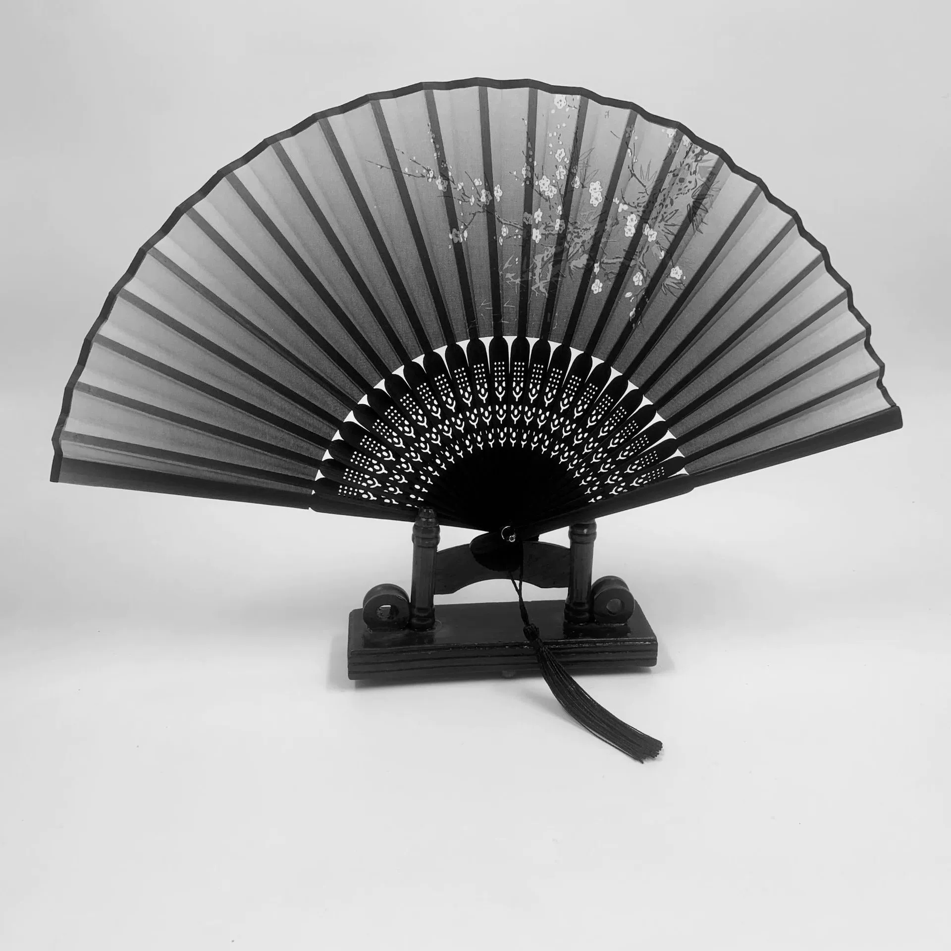 Folding Hand Fan Hanfu Style, Silk-screen Print, High-definition Patterns, Fine Workmanship