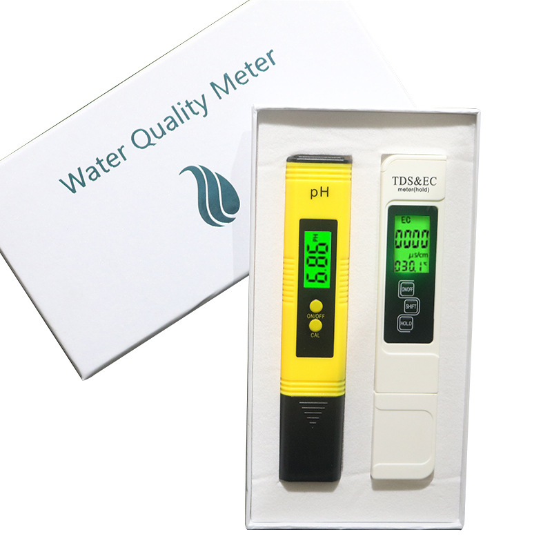 水质检测笔套装批发 外贸货源跨境电商ec分析仪tds背光款套装ph计