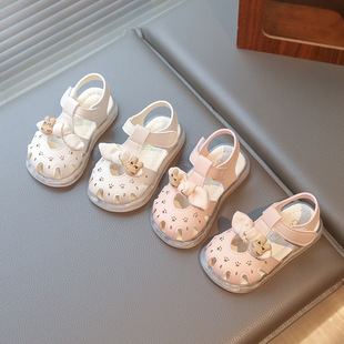 2025 Baby Toddler Sandals Cute Girls' Princess Shoes Non-slip Soft Sole Baby Girl Beach Shoes