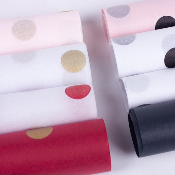 Flores fiesta fábrica al por mayor puntos Sydney papel ropa zapatos bolsas de papel de envoltura regalo florista ramo de flores paquete de flores