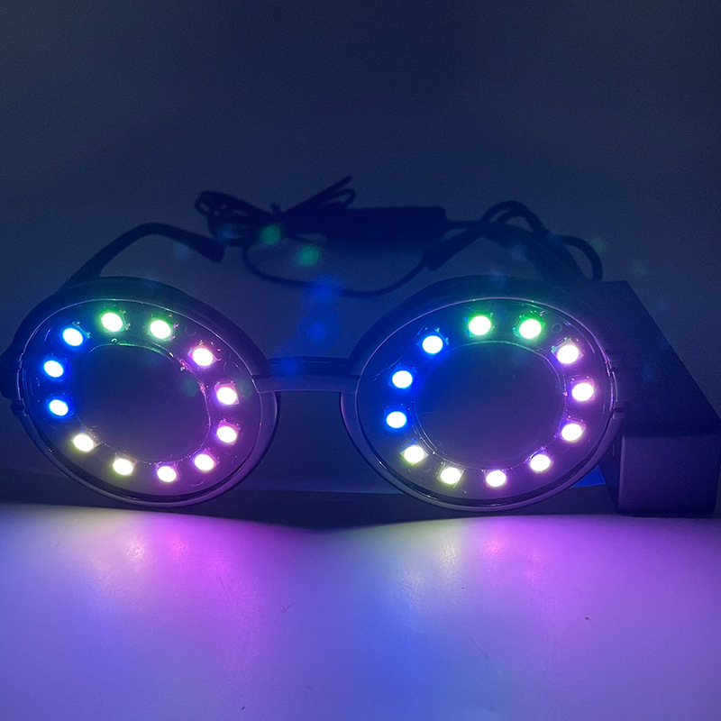 #588 螺旋LED眼镜（APP蓝牙控制）