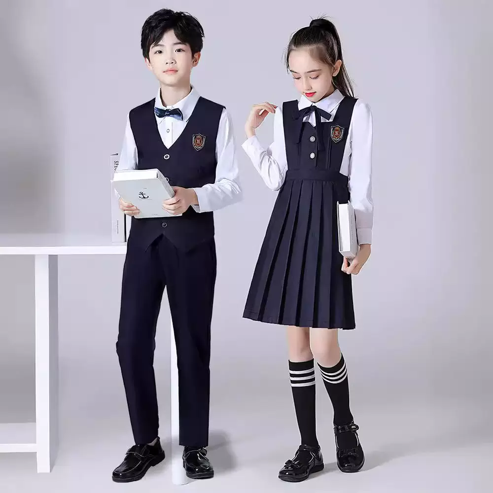 幼儿园园服学生校服班服英伦学院风朗诵儿童舞台服六一合唱演出服