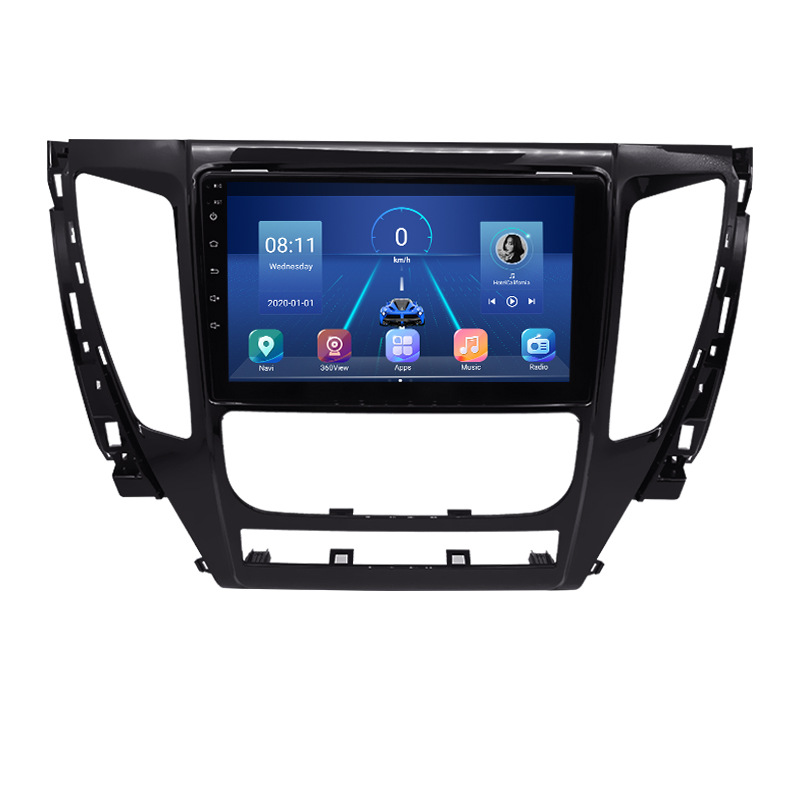 Para Mitsubishi 18 Pajero Android reproductor de navegación MP5 Radio 4 + 64 incorporado Carplay