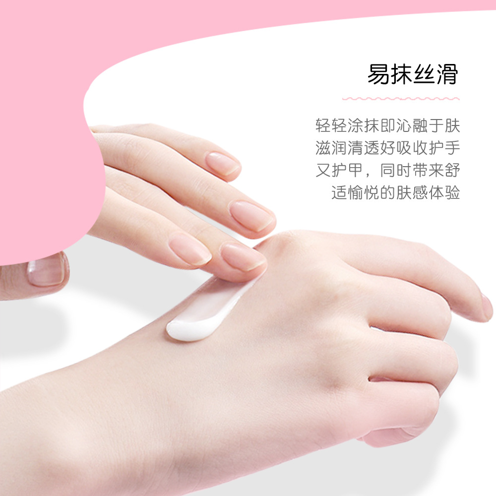 Imagen belleza agua ondulación cristal transparente perfume mano crema hidratante mejora de la mano hidratante mejora áspera refrescante no pegajosa fragancia crema de mano