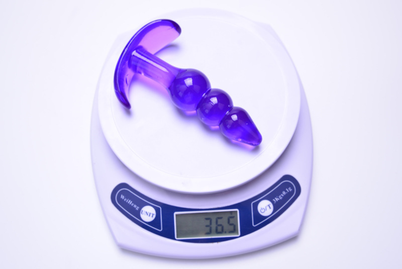Mini TPE Anal Plug Set with Beaded Design, Pink and Black Options — detail image 24