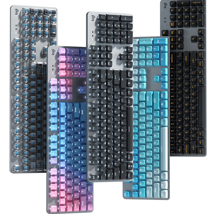 Logitech K845 Wired Mechanical Keyboard Green Tea Shaft Office Typing Transparent Keycap Special for E-sports Games