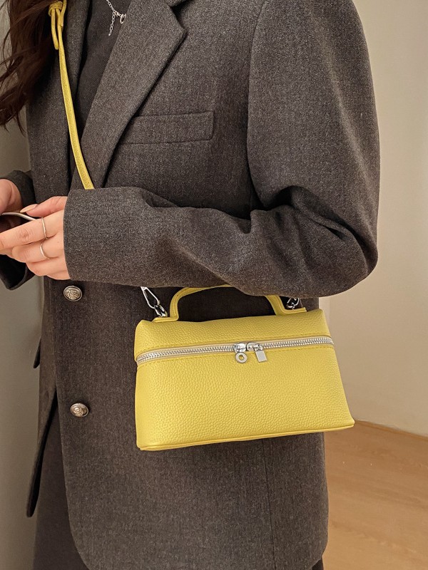 Bolso de mano de nicho retro para mujeres 2026 nuevo estilo extranjero bolso de caja simple bolso de hombro casual de alto nivel bolso de mujer image 3