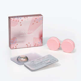 彩色隐形眼镜盒color contact lenses专业供应美瞳双联盒