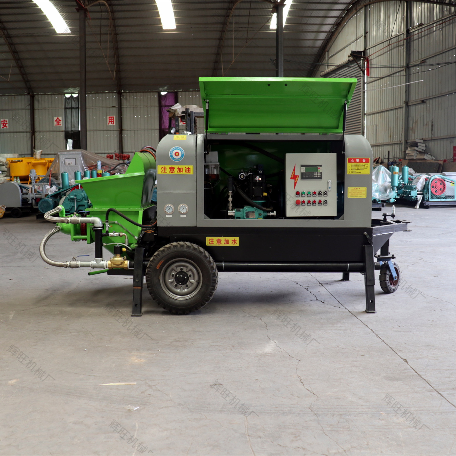 GPY-90型液压混凝土湿喷机混凝土泵送式喷浆机喷锚机混凝土喷射机