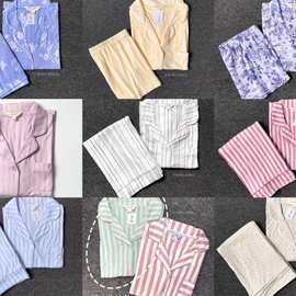 hicole hiller单官网在售78美金睡衣女夏季套装两件套家居服休闲