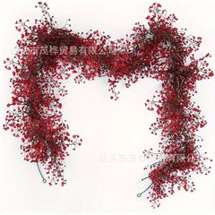 跨境亚马逊热销爆款1.8米仿真金钟柳藤条黑色藤条丰收节万圣节