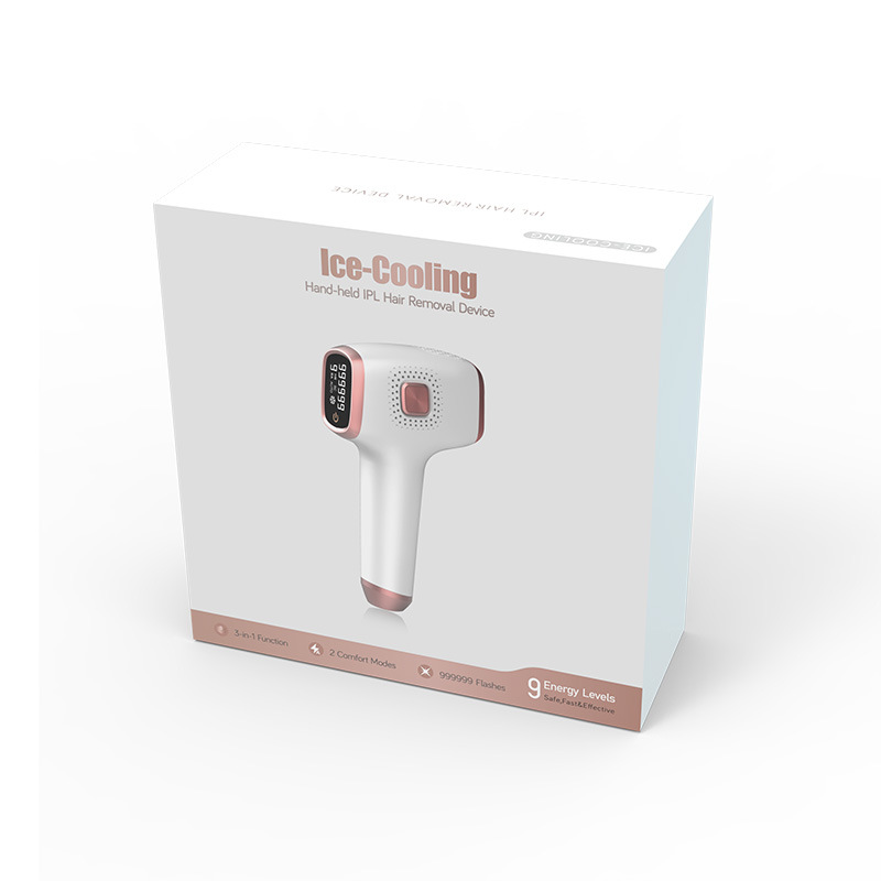 Fotoepilatore 3 in 1, dispositivo di raffreddamento per uso domestico e cura personale._voghion.com