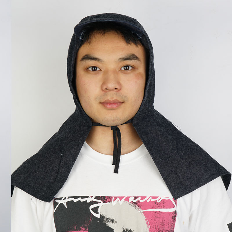 sombrero antipolvo sombrero máscara con chal hombre y mujer carga y descarga seguridad laboral sombrero ventilado a prueba de ceniza a prueba de polvo