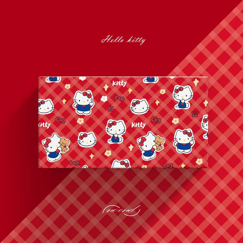 hellokitty/可爱儿童卡通520情人节生日礼物包装纸包书皮纸礼品纸|undefined