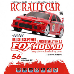 HNR鴻諾h 9 804リモコン1/10電動四駆ラリー車オフロード車RCモデル猟狐犬FOXHOUND