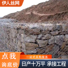 石笼网格宾高尔凡铅丝笼雷诺护垫防洪护坡河道镀锌包塑石笼