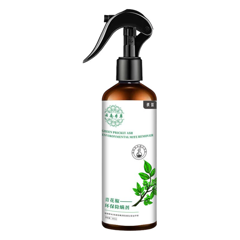Спрей для удаления клещей Yunnan Herb Green Zanthoxylum bungeanum Экологичный Acarizer Бытовая одежда для домашних животных без стирки Постельное белье для удаления клещей