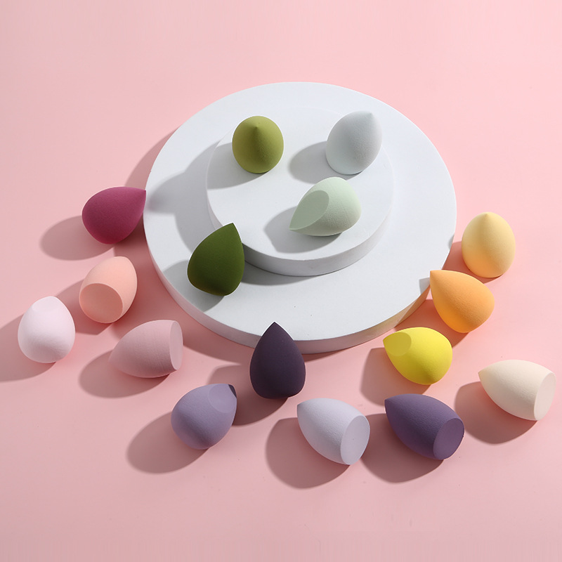 Huevo de belleza caja de huevo traje calabaza agua gota polvo puff maquillaje huevo maquillaje cojín de aire esponja herramientas de belleza