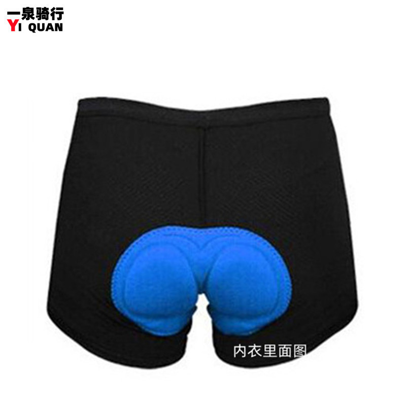 Thickened Silicone Shock-Absorbing Cushion Underwear, Summer Breathable Men's and Women's Road Cycling Shorts Underwear