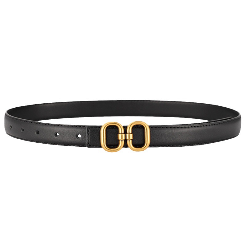 Cinturón de las mujeres del todo-fósforo simple de alto grado pantalones cinturón negro con traje de pantalones vaqueros cinturón de las mujeres ventas directas de la fábrica