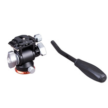 小型液压金属带手柄云台DV48单反相机三脚架便携式摄影全景云台