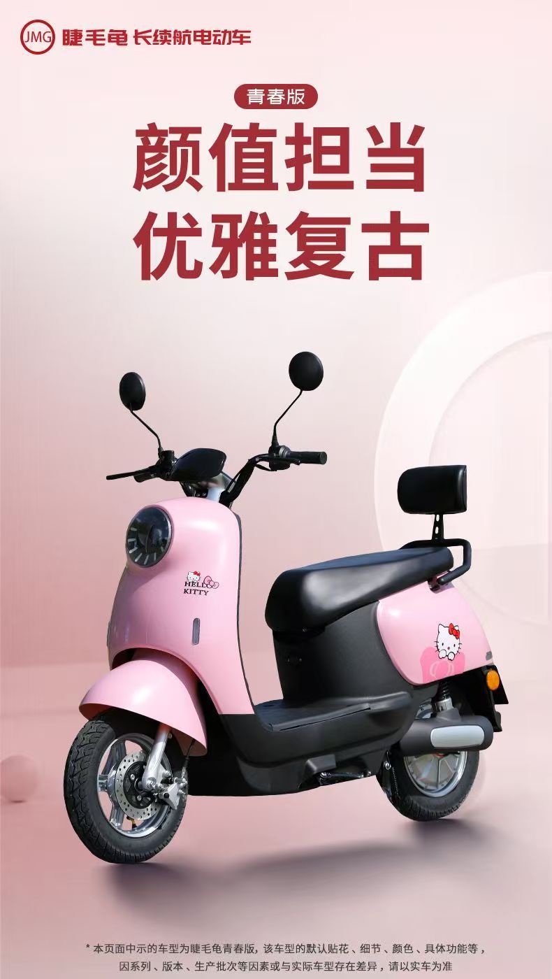 Eyelash Turtle Electric Motorcycle 60V Two-Wheel Electric Bicycle Available for Cross-Border Supply to Southeast Asia E-Bike Factory