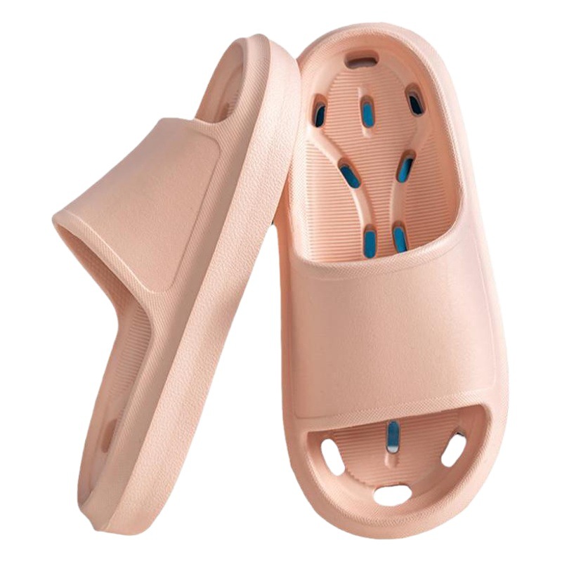 Zapatillas de baño de verano de las mujeres baño hueco antideslizante hogar interior al por mayor de secado rápido ducha fugas zapatillas hombres