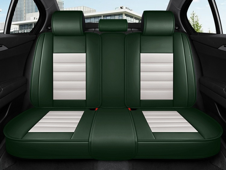 New Foreign Trade Full Leather Car Seat Cushion, Car Seat Cover, Four-Season Full Surround Car Seat Cushion, Temu Amazon Factory