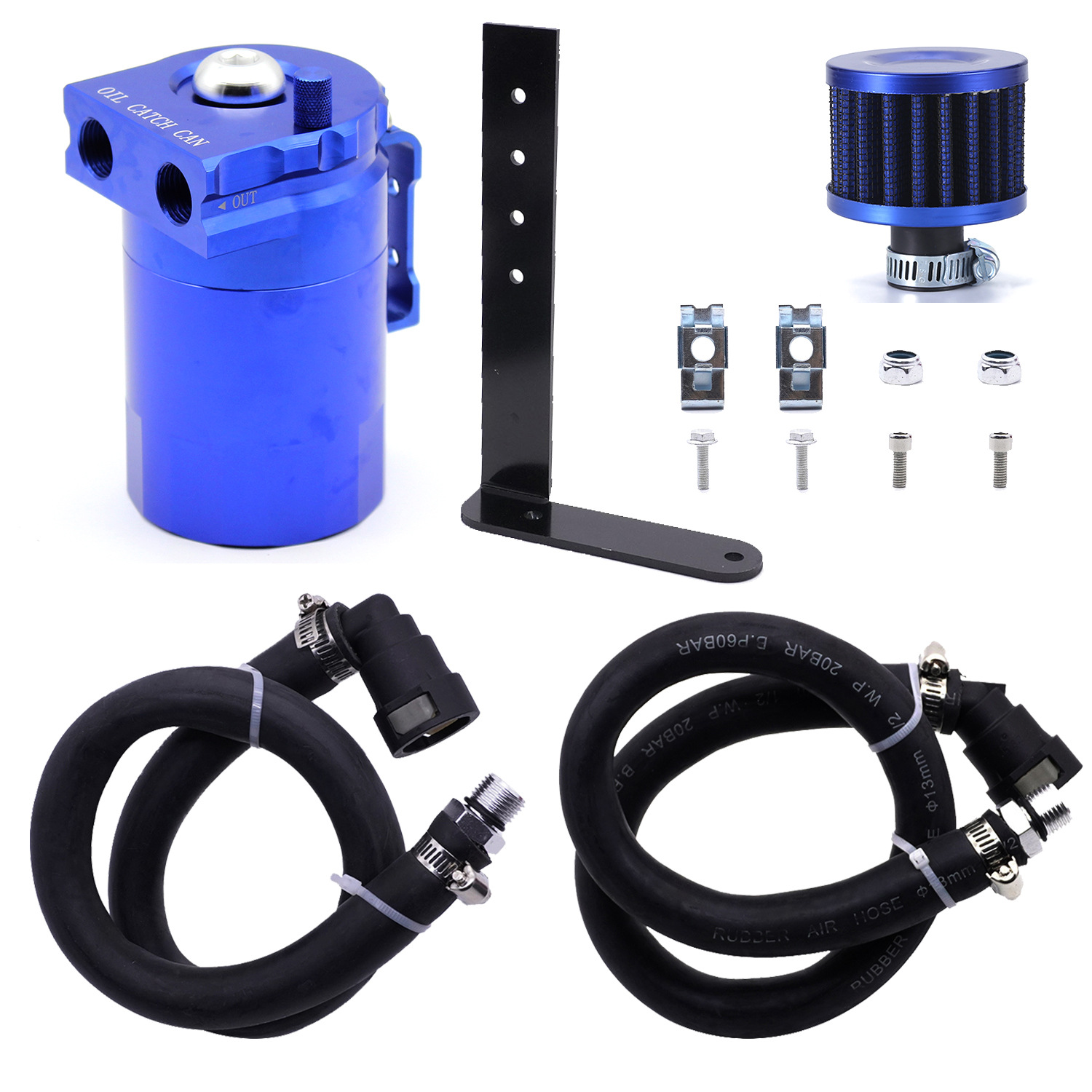 Car Metal Aluminum Fuel Tank Modified Universal Breathable Oil Gun 300ml Aluminum Alloy Fuel Tank Suitable for Ford F150