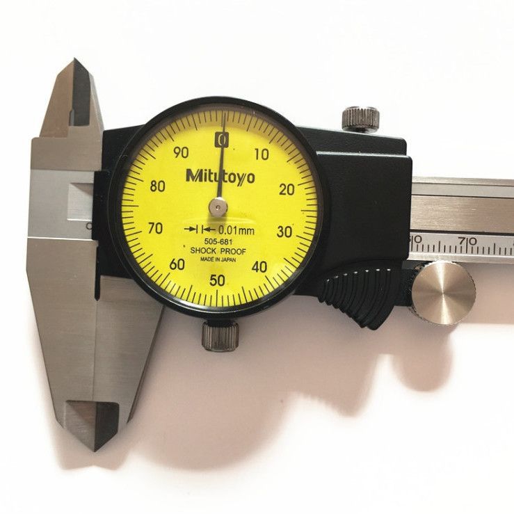 Mitutoyo三丰带表游标卡尺不锈钢高精度卡尺表盘卡尺0.01精度