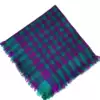 Plaid green purple plaid 84*84cm