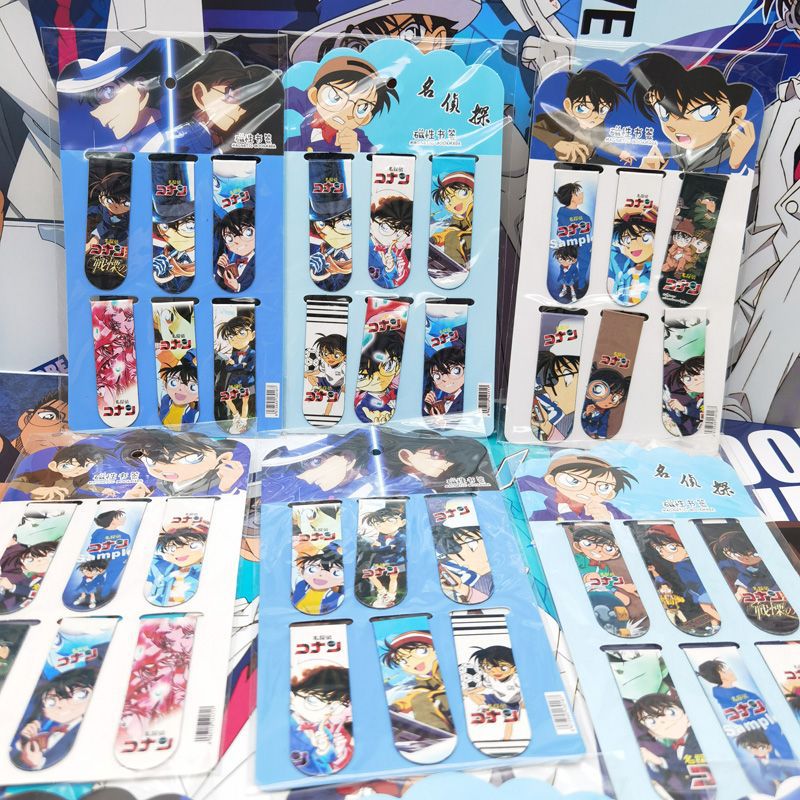 marcadores creativos colección completa de estudiantes de dibujos animados marcadores de barra magnéticos aficionados marcadores de libros