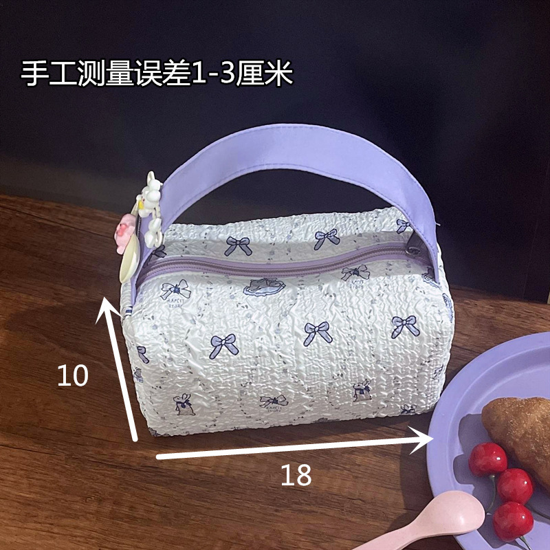 化粧品バッグコレクション猫便利な化粧品バッグ旅行トイレタリー収納袋立体ハンドバッグ大容量|undefined