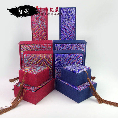 Wave flower tassel jewelry box ring pendant bracelet necklace packaging box jewelry gift box literary toy bracelet box