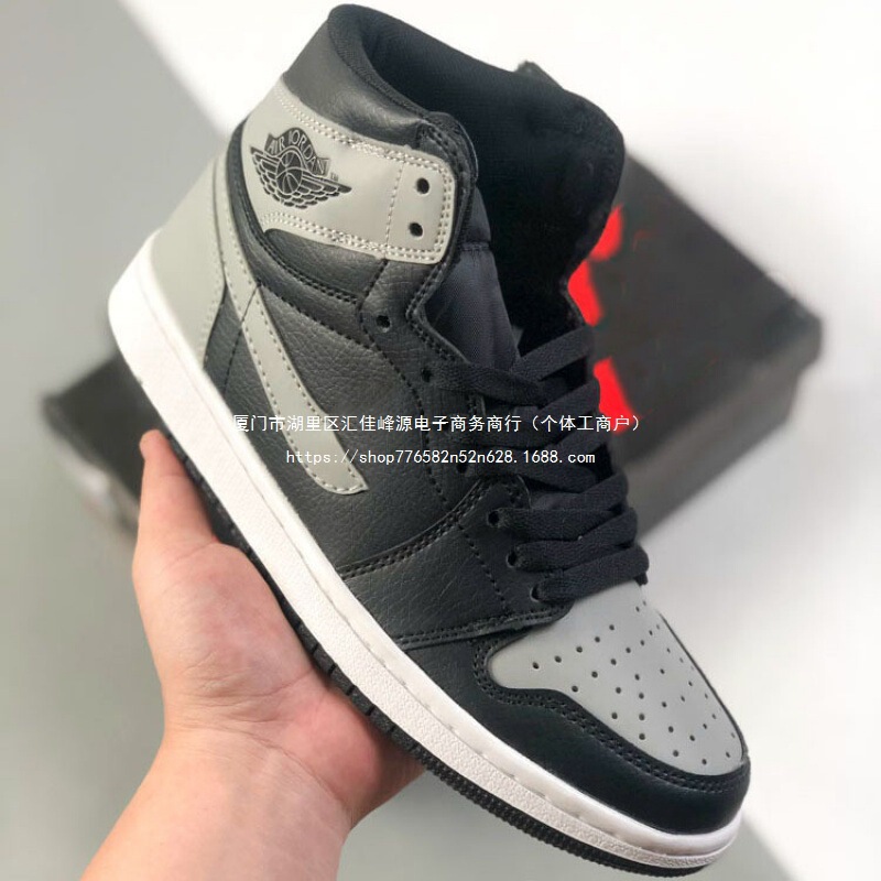 Putian Shoes Red Generation Aj1 Classic High-Top Black Retro Cultural Basketball Shoes Joe 1 Brown Casual Sports Shoes